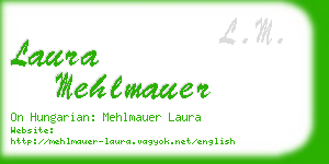 laura mehlmauer business card